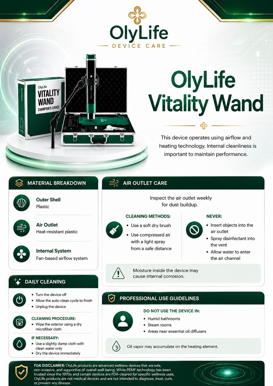 OxyLife VITALITY WAND 健康管理用 Vitality Wand™ | OlyLife Network